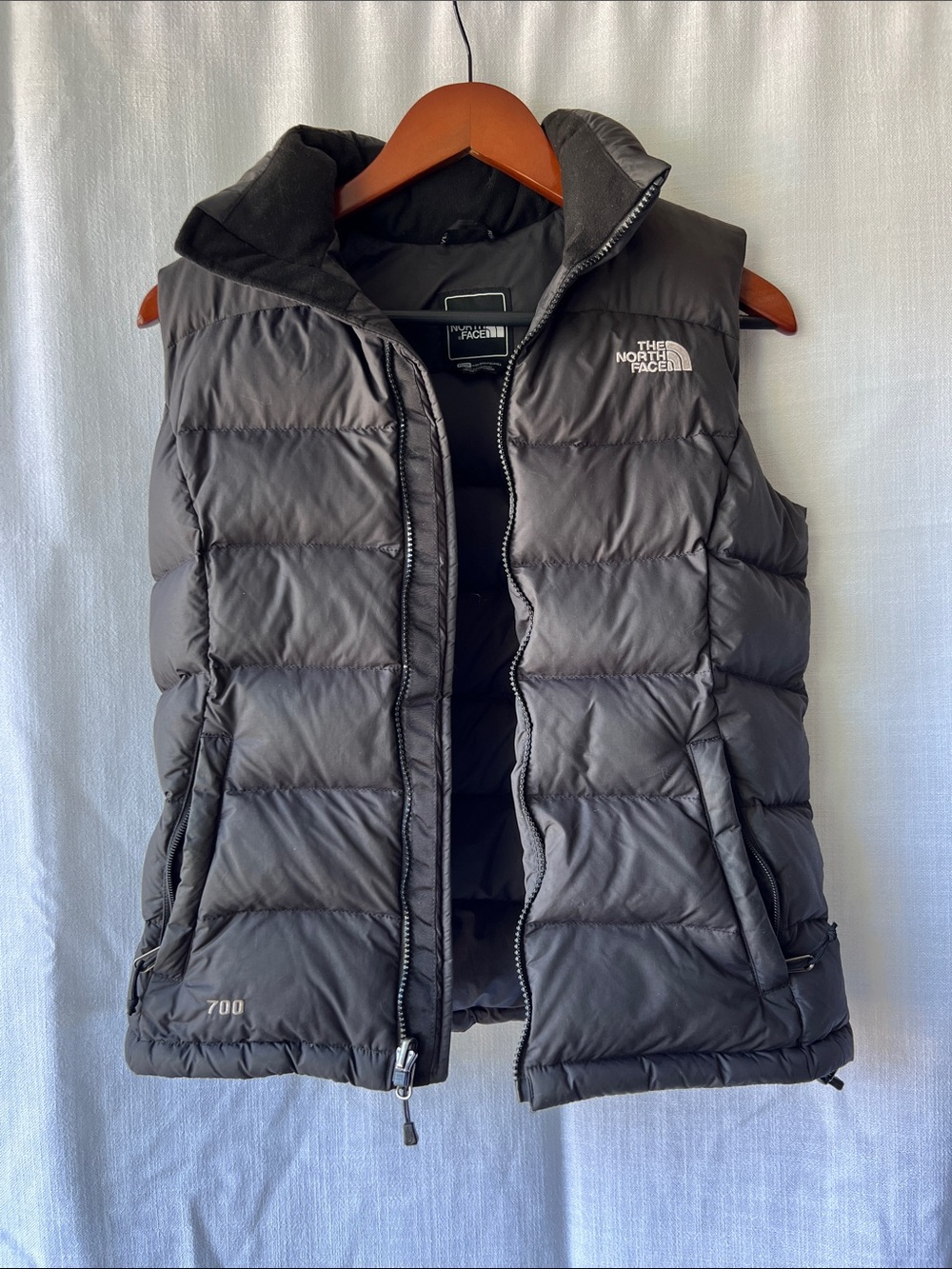 The North Face Black 700 Insulated Down Vest